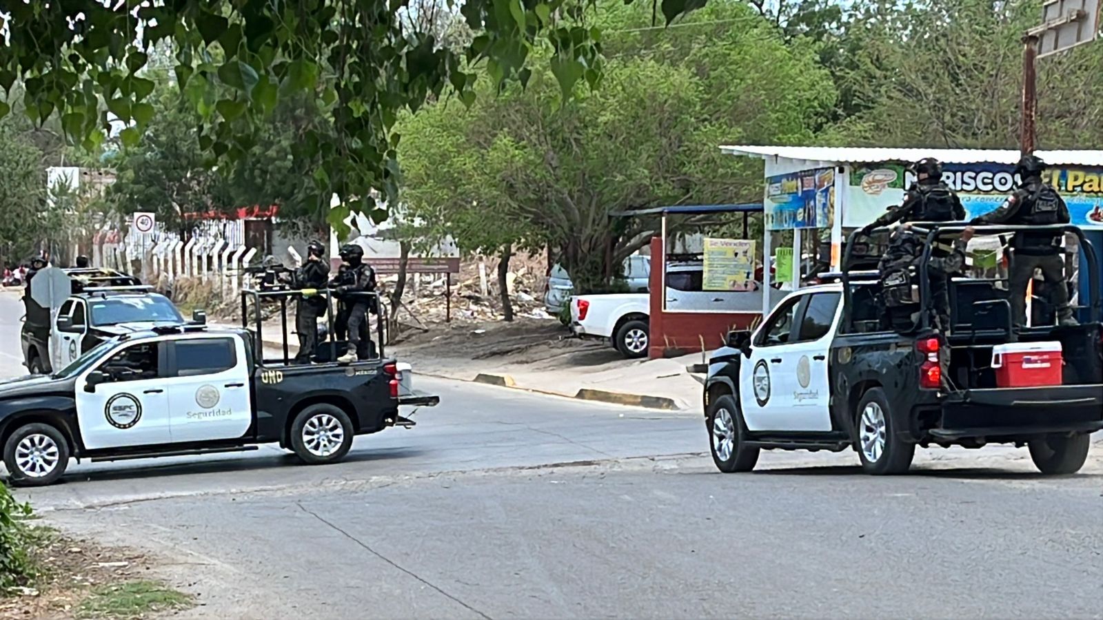 Revisa Policía de la SSPC federal autolavado en Guasave
