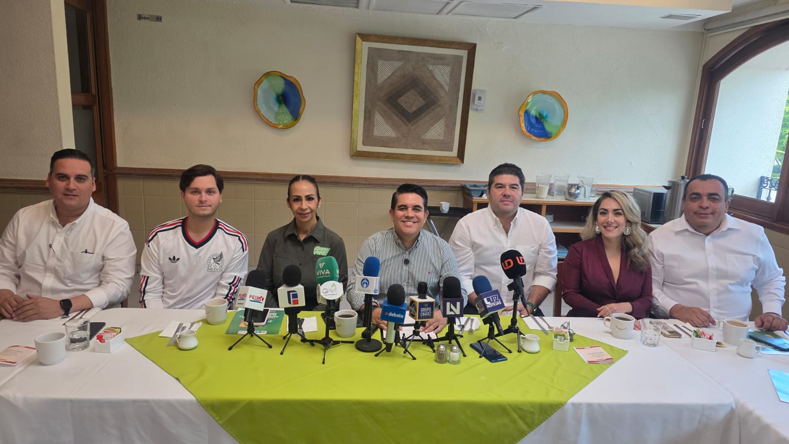 Ricardo Madrid en conferencia de prensa