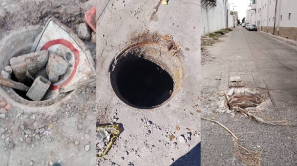 Prevalece robo de tapaderas de alcantarillas en Ahome; hay acciones estrictas para atacar el problema: Antonio Menéndez