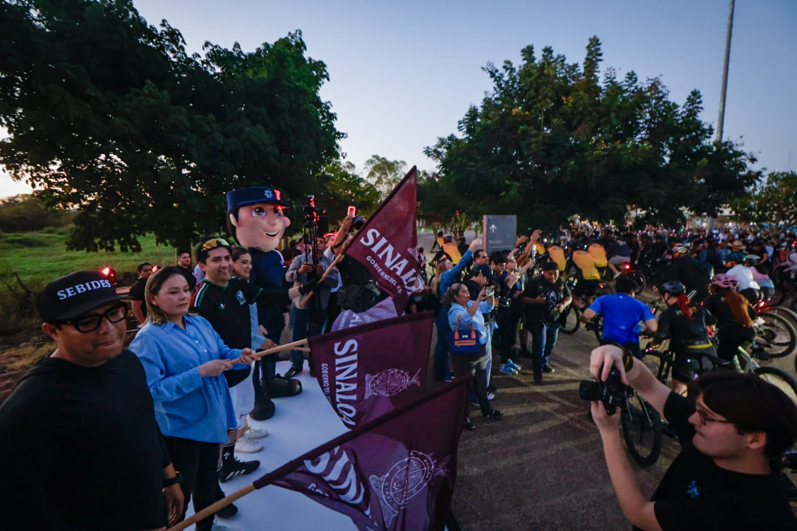 Rodada en Culiacán por el Día Mundial de la Bicicleta
