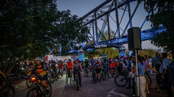 Encabeza Yeraldine Bonilla rodada estatal por el Día Mundial de la Bicicleta