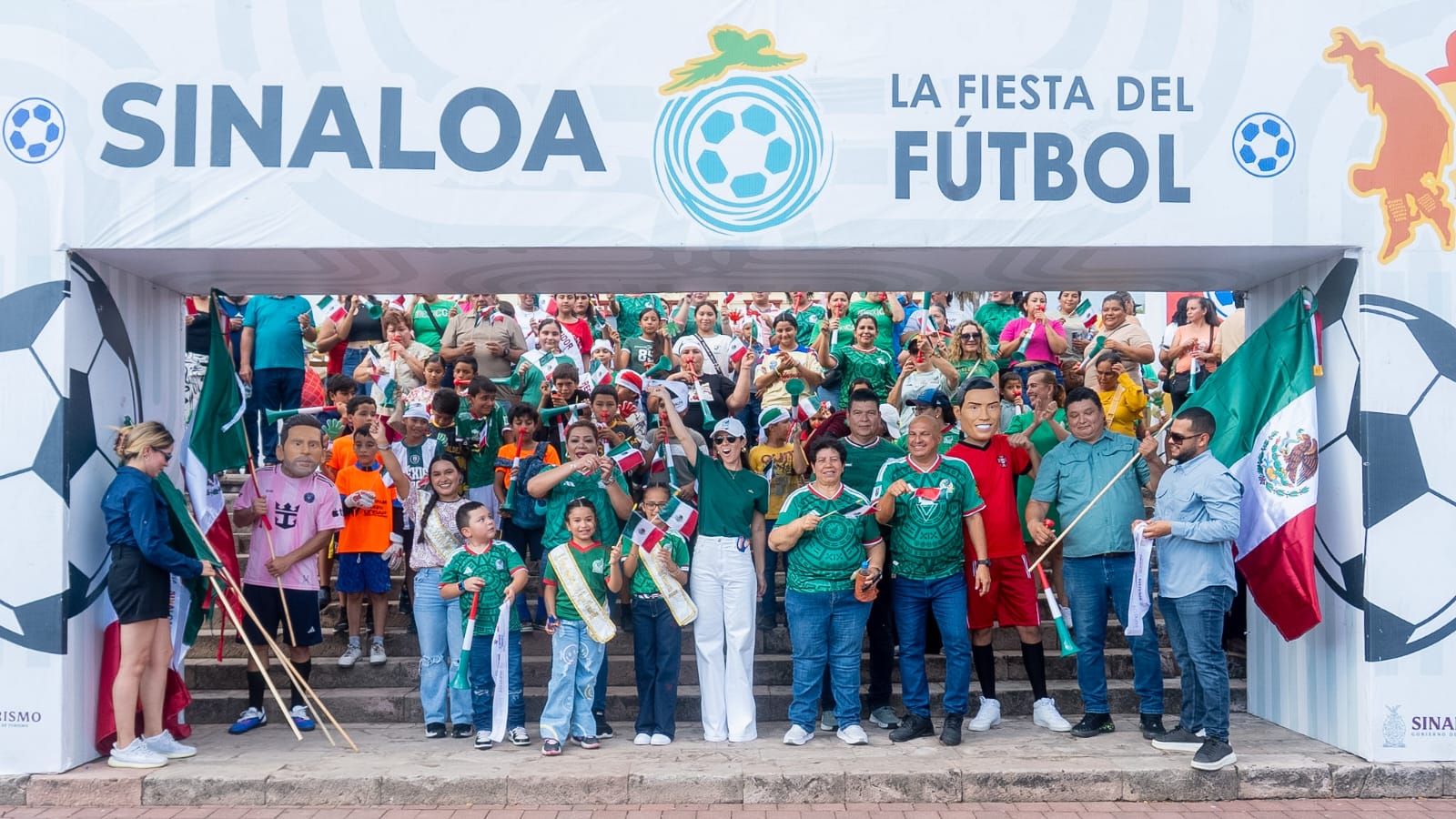 Programa "Sinaloa, La fiesta del futbol" llega a Rosario