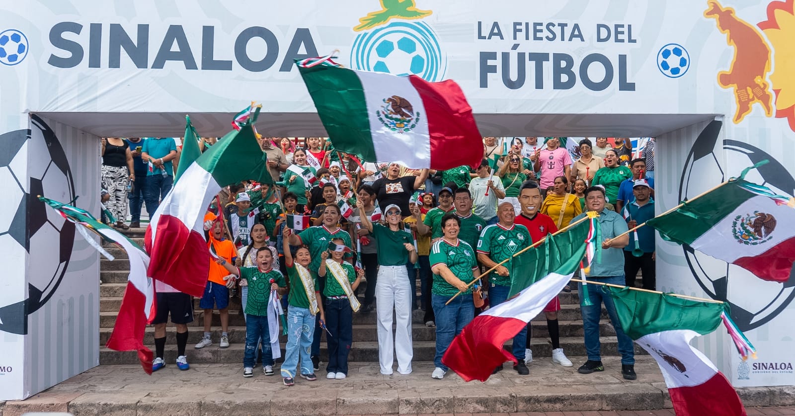 Programa "Sinaloa, La fiesta del futbol" llega a Rosario