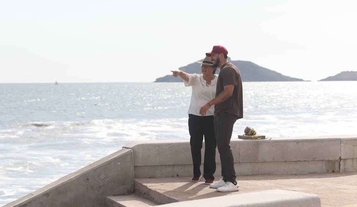Presidenta municipal de Mazatlán supervisa inicio de rehablitación del malecón