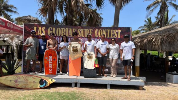 Boca del Río hace historia con el primer torneo estatal de surf en Guasave, Sinaloa