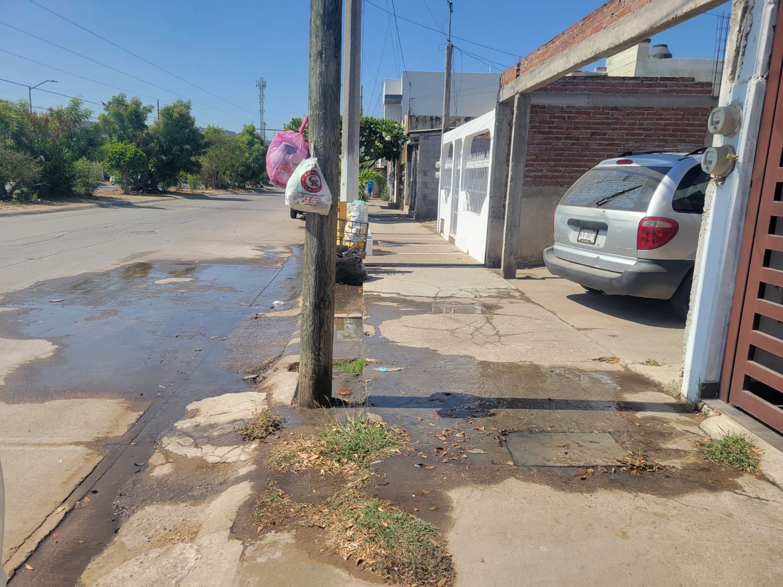 Taponamiento de grasa en drenaje de Mazatlán