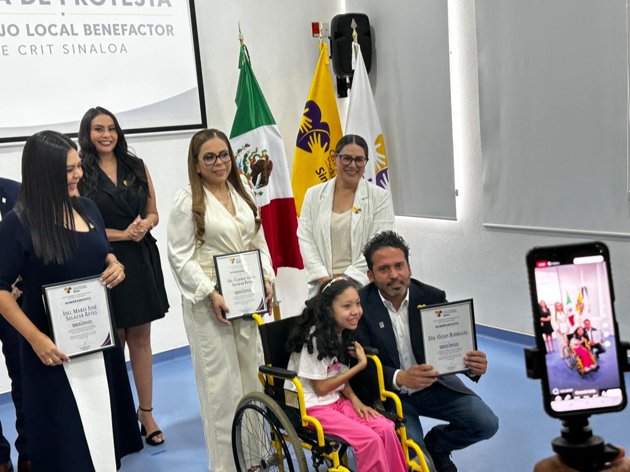 Toma de protesta del Consejo Local Benefactor del CRIT Sinaloa en Mazatlán