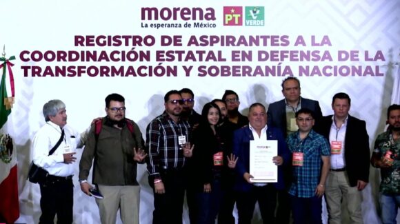 “Aquí vengo porque puedo”: El guasavense Tomás López se registra para buscar la coordinación de Morena en Sinaloa
