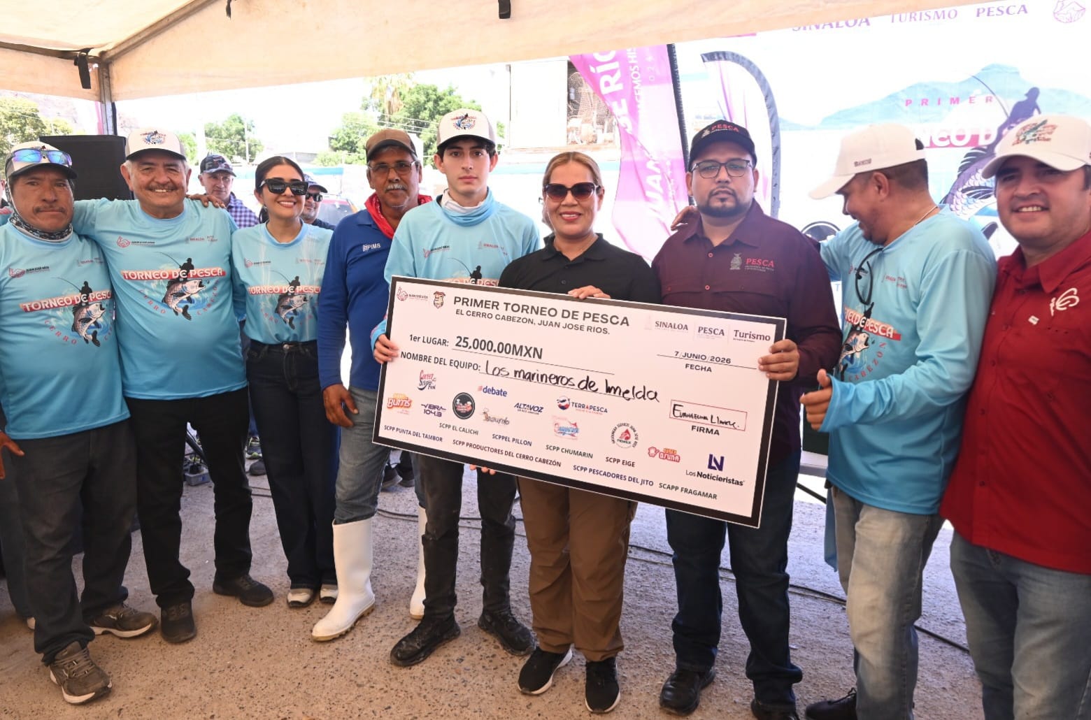 Torneo de Pesca 2026 en Juan José Ríos, Sin.
