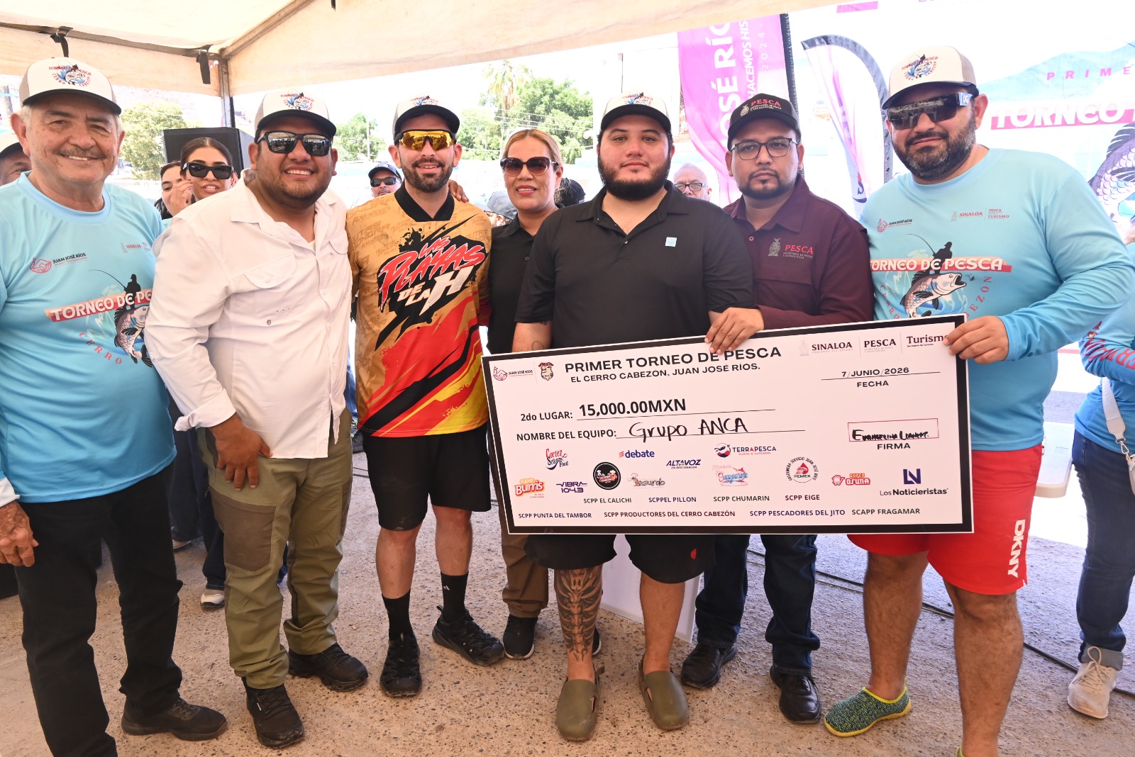 Torneo de Pesca 2026 en Juan José Ríos, Sin.