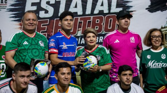 Inauguran el Torneo Estatal de Futbol Categoría Libre en Guasave