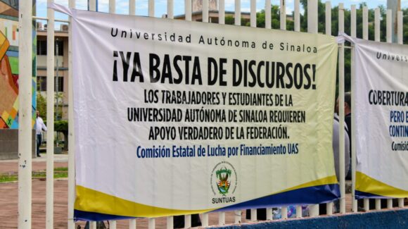 Trabajadores activos y jubilados advierten posible paro indefinido en la UAS Mazatlán por falta de recursos extraordinarios