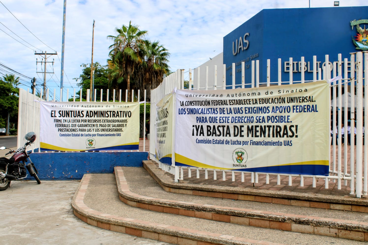 Trabajadores activos y jubilados advierten posible paro indefinido en la UAS Mazatlán por falta de recursos extraordinarios