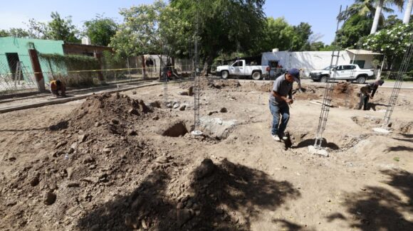 Invierten más de un millón de pesos en la rehabilitación del parque de Ranchito de Castro en Guasave, Sinaloa