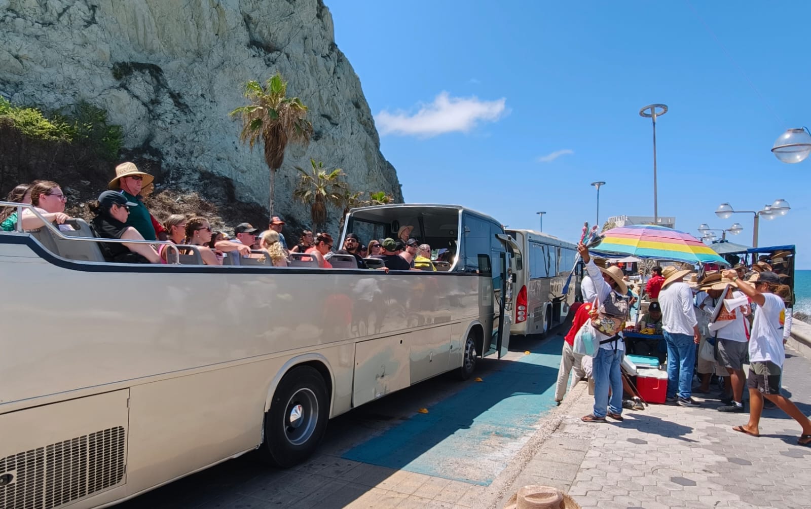 Turistas de crucero en Mazatlán