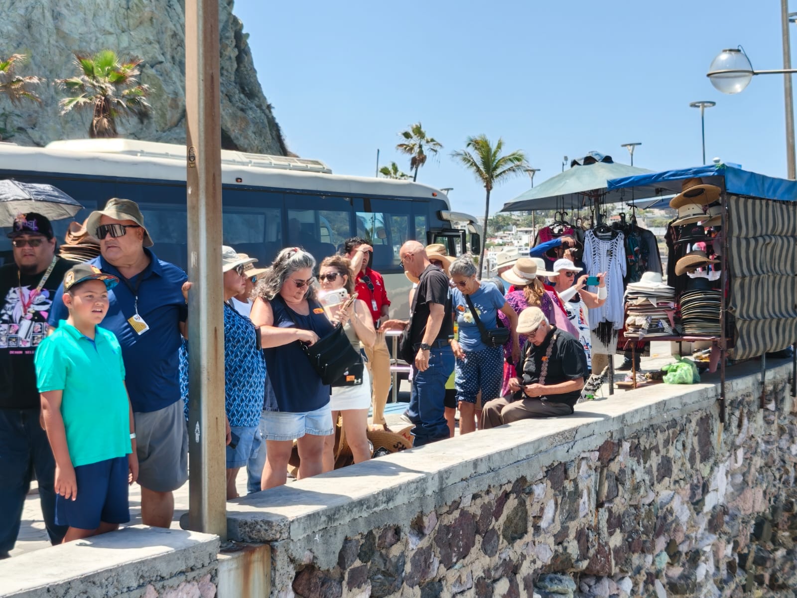 Turistas de crucero en Mazatlán