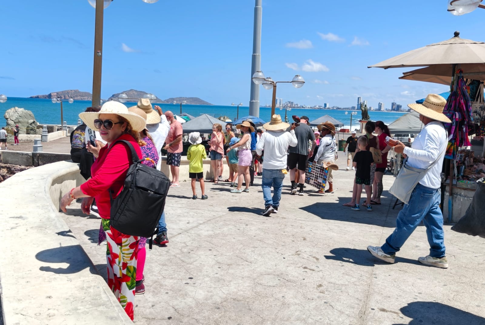 Turistas de crucero en Mazatlán