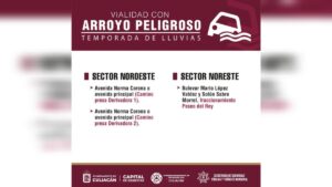 vialidades que se convierten en arroyos peligrosos durante las lluvias en culiacan noroeste