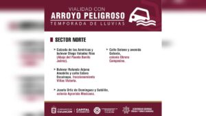 vialidades que se convierten en arroyos peligrosos durante las lluvias en culiacan norte