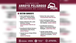 vialidades que se convierten en arroyos peligrosos durante las lluvias en culiacan suroeste