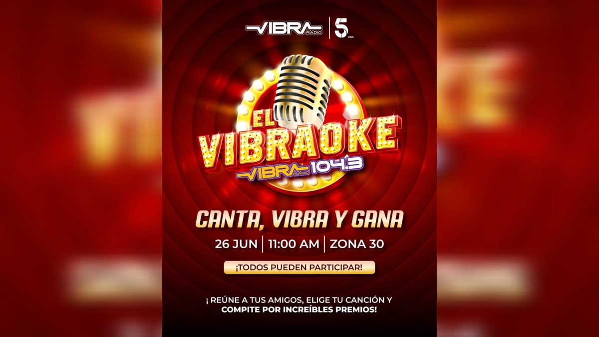 Vibra Radio en Los Mochis celebrará quinto aniversario con VIBRAOKE