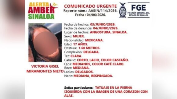 Localizan sana y salva a Victoria Gisel, adolescente reportada desaparecida en Angostura, Sinaloa