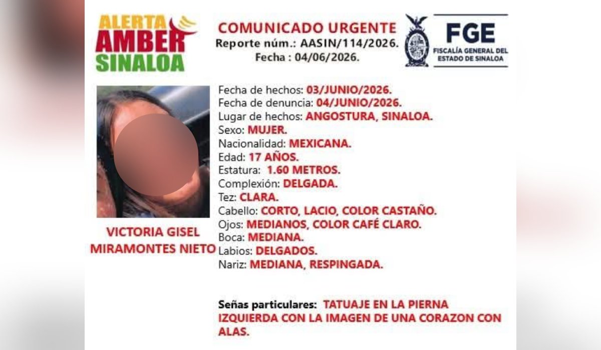 Victoria Gisel Miramontes, localizada sana y salva en Angostura