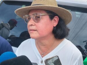 Alcaldesa interina, Minerva Osuna Zavala.