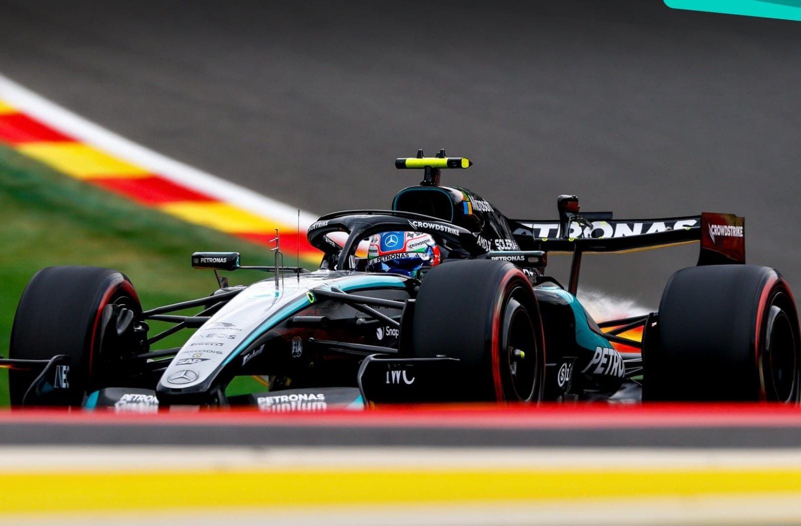 Antonelli se queda con la 2da práctica libre del Gran Premio de Bélgica en la F1