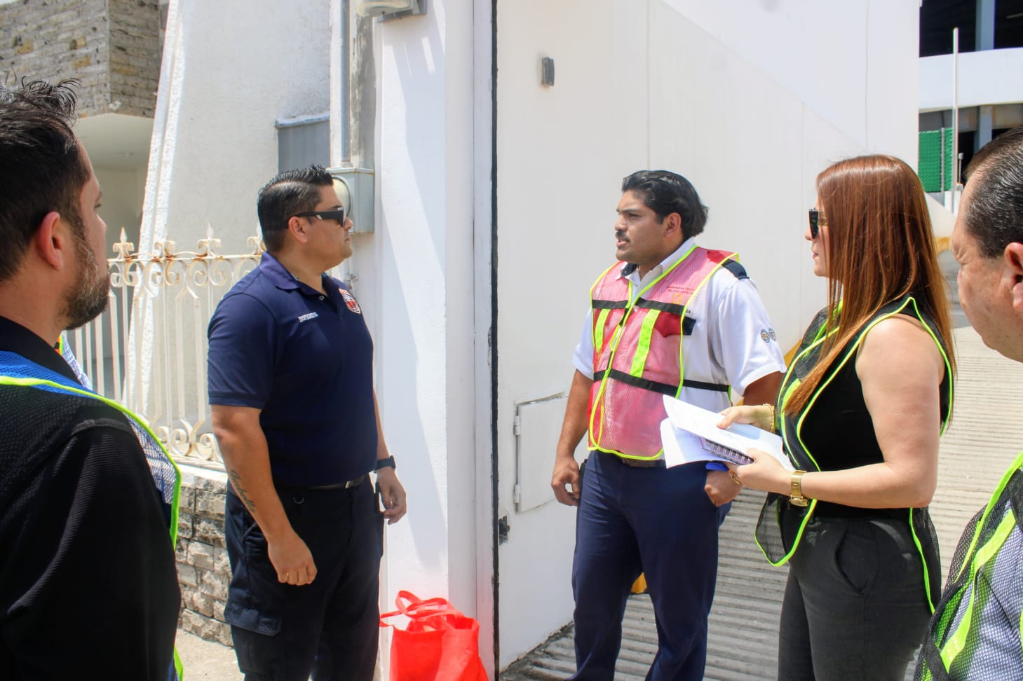 Así el simulacro de incendio en Torre Buks de Mazatlán, Sinaloa