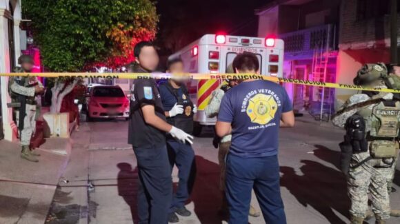Ataque armado durante la madrugada deja un hombre sin vida en la colonia Bernardo Vázquez de Mazatlán, Sinaloa