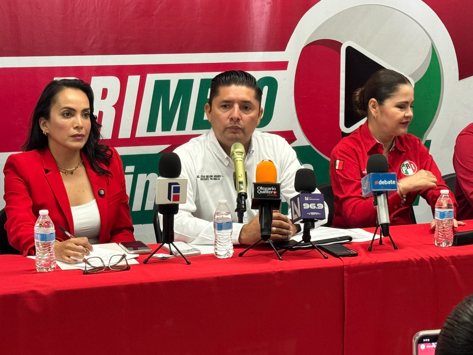 César Emiliano Gerardo , dirigente del PRI Sinaloa