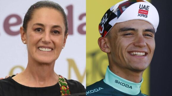 Sheinbaum felicita a Isaac del Toro por histórica victoria en el Tour de Francia