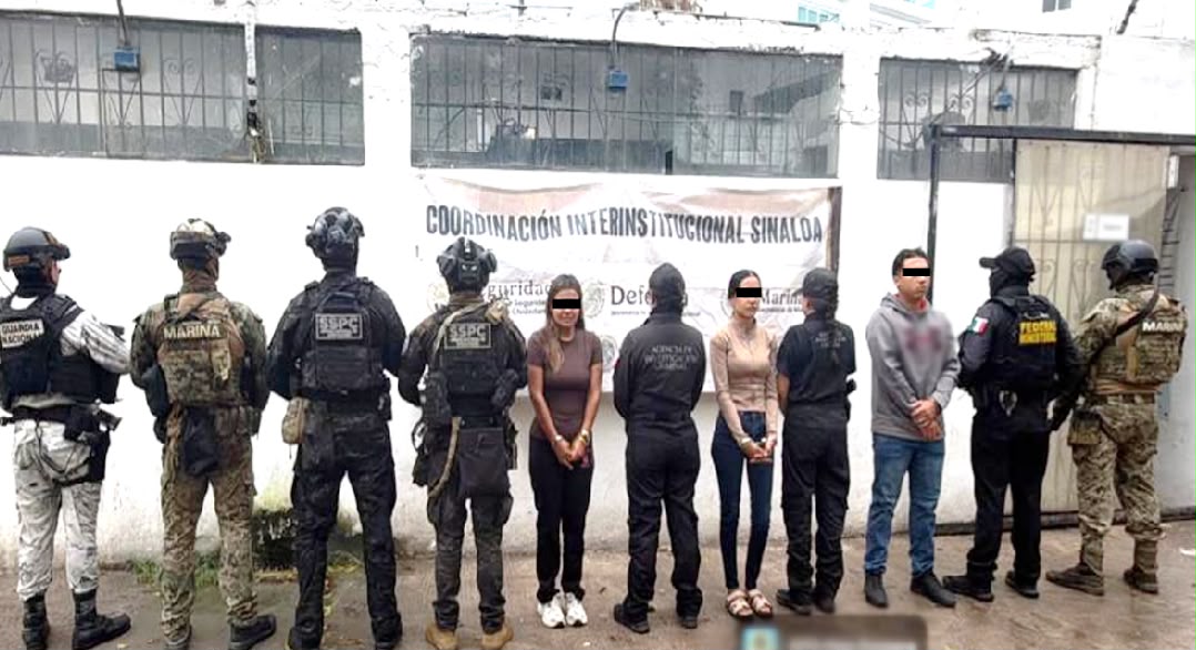 Detienen a dos mujeres y hombres por secuestro en Mazatlán