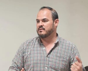 El director de Obras Públicas de Mocorito, Renato Quiñónez Lau.