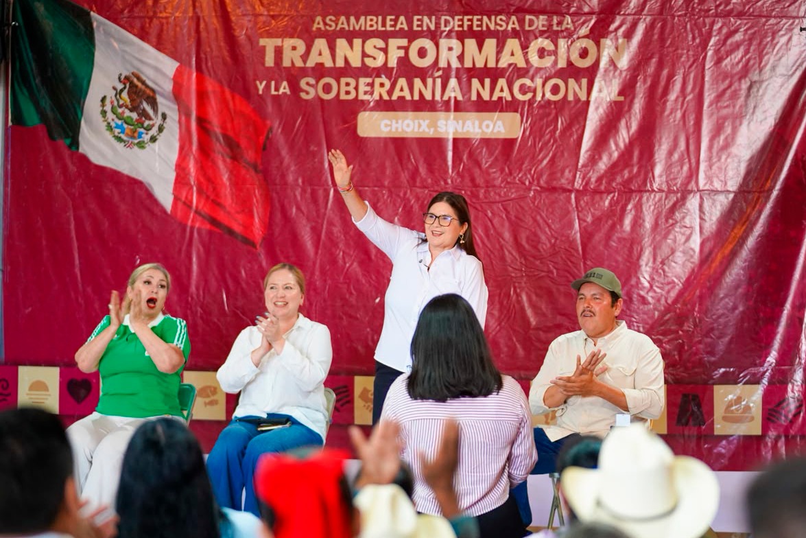 En Choix, recibe Imelda Castro el respaldo de la gente para coordinar la defensa de la 4T