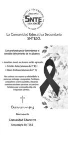 En Guamuchil de luto por la muerte de tres menores