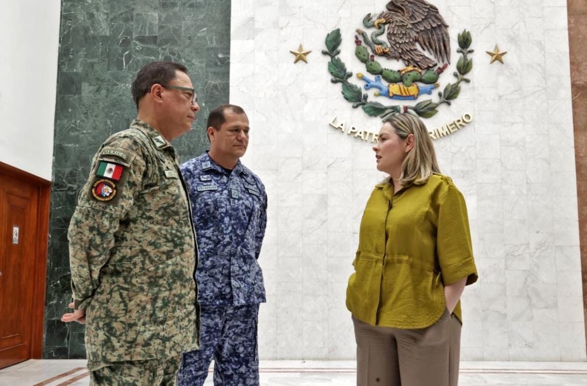 Encabeza la gobernadora Yeraldine Bonilla la Mesa de Seguridad en Mazatlán