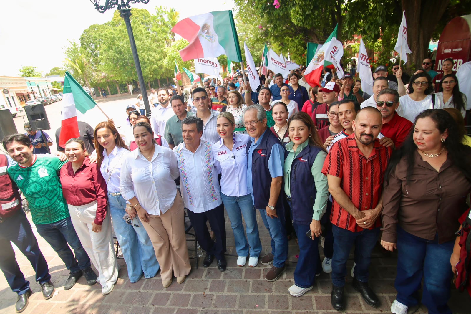 Estrella Palacios recorre Mocorito y Salvador Alvarado, Sinaloa; llama a fortalecer la organización territorial de Morena