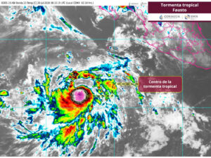 Fausto como tormenta tropical