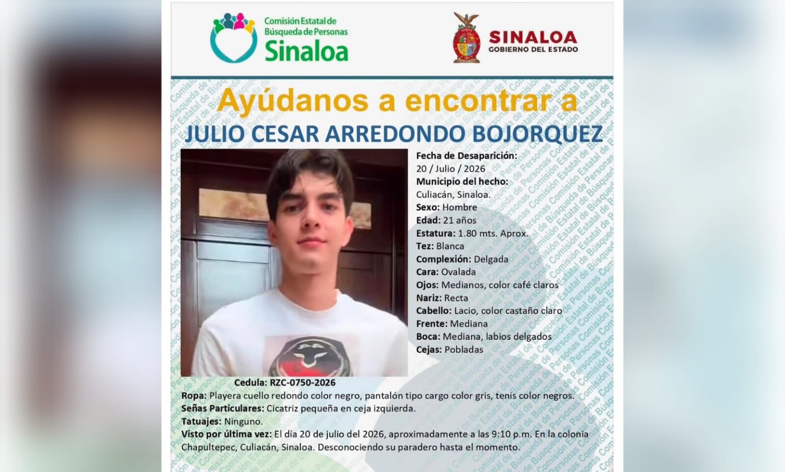 Ficha de Búsqueda de Julio César