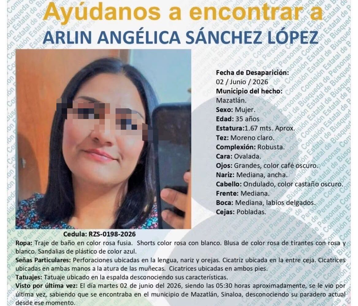 Fichas de Búsqueda de desaparecidos en Mazatlán