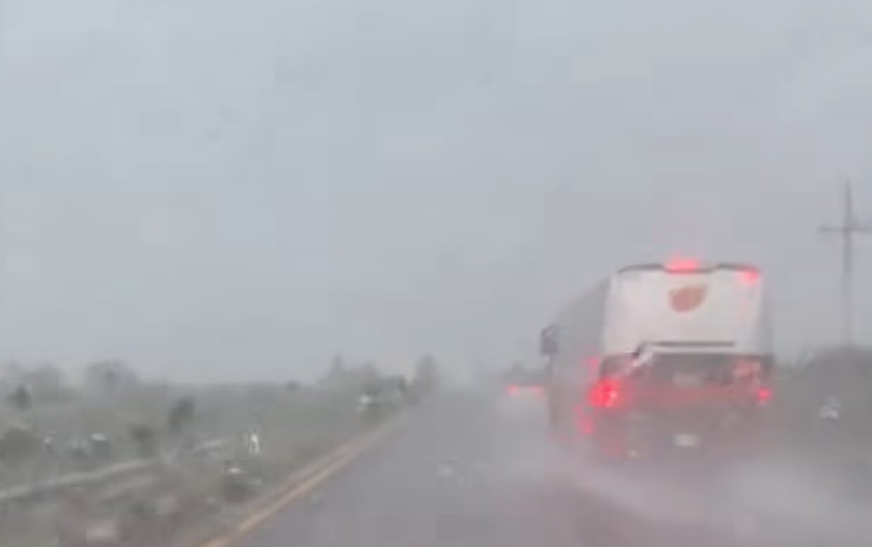 Fuertes lluvias en Sinaloa