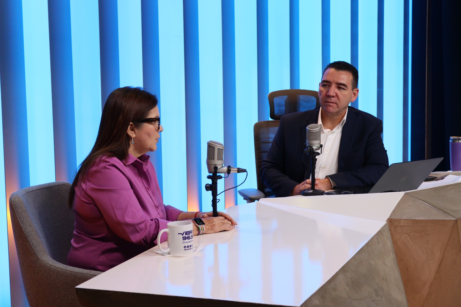 Imelda Castro en entrevista en Los Noticieristas