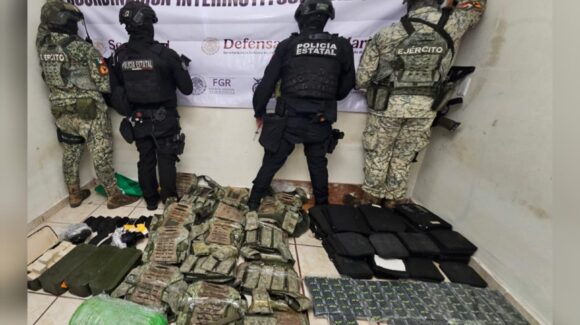Importante aseguramiento de armas y explosivos tras enfrentamiento entre civiles armados en el fraccionamiento Misiones en Mazatlán, Sinaloa