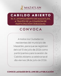 Invitación para el Cabildo Abierto