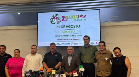 Invitan al ReciclaTom 2026 en Culiacán; será el 21 de agosto con acopio de residuos electrónicos, ropa y útiles escolares
