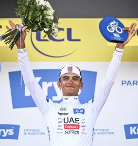 Isaac del Toro es el primer mexicano en subir al podio del Tour de Francia