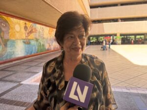 La presidenta del Grupo Textil Sinaloense, Leticia Castillo Avendaño