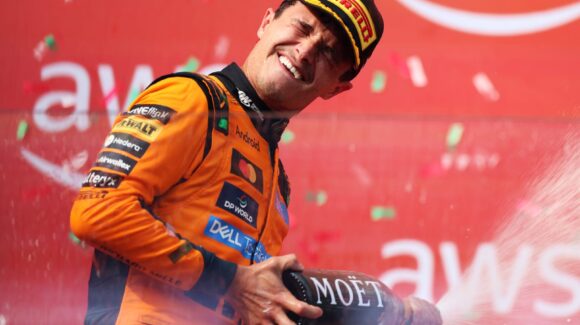 Lando Norris conquista el GP de Hungría; Checo Pérez abandona